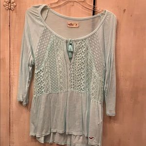 Hollister Light Green Shirt